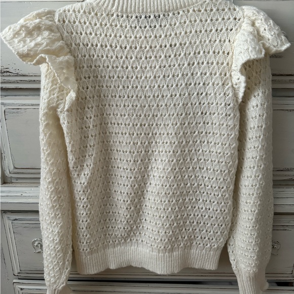 Shoulder Ruffle Sweater - Picture 3 of 6